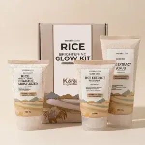 Rice Brightening Glow Kit (Face wash+Scrub+Moisturizer)